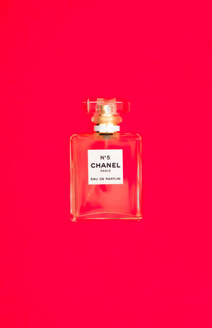 Chanel No. 5 estetică roșie wallpaper — Honor MagicPad4 Fundal