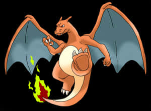 Charizard_ Foc_ Respirație_ Pokemon_ Artă