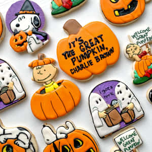 imagini cu Charlie Brown de Halloween — iPad Pro M4 Fundal