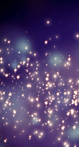Wallpaper ecran de blocare cu sclipiri purpurii.