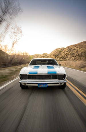 Fond de ecran Chevrolet Chevelle albă — Honor MagicPad 3 Pro 12.3 Fundal