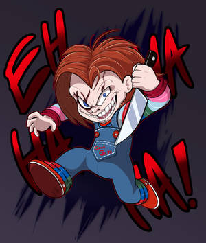 Chucky Criminal Arta Digitală wallpaper — Motorola Razr Ultra 2025 Fundal