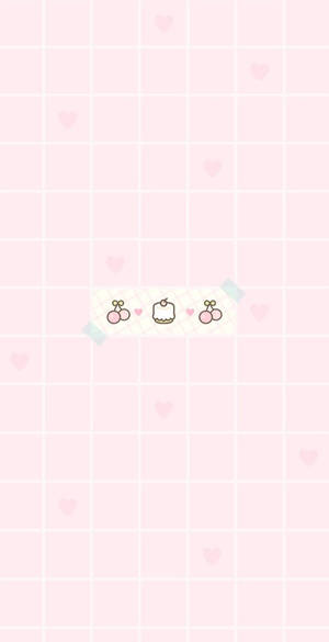 Cireșe Kawaii Roz