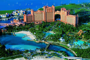 Clădiri îvyyălte în Atlantis Resort — Ocean Fundal