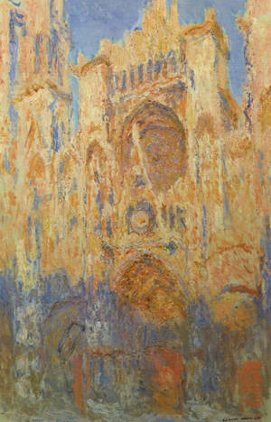 Claude Monet Catedrala Rouen wallpaper — RedMagic Astra Fundal