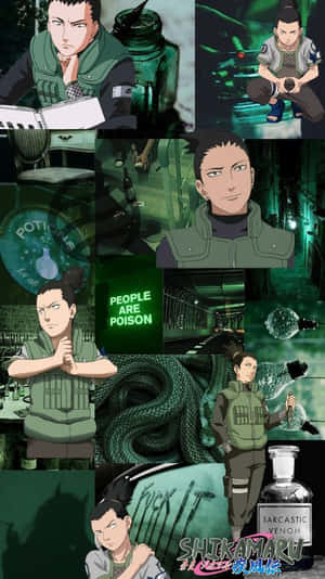 Estetică Shikamaru — Naruto iPhone GIF Fundal
