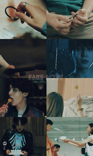 Colaj BTS Fake Love — Bts Fundal