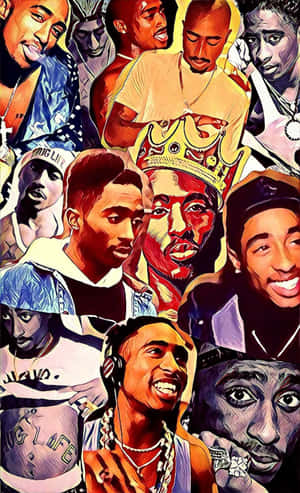 Tupac Iphone — Lenovo Tab Fundal