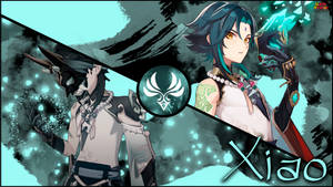 Colaj Xiao din Genshin Impact — Genshin impact GIF Fundal
