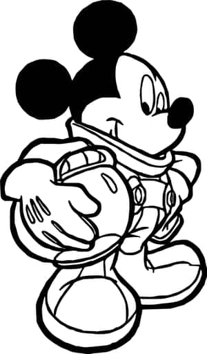 Imagini de Colorat Mickey Mouse — Tecno Megapad Fundal