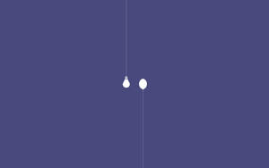 Fundal de perete minimalist cu bec și balon