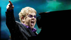 Wallpaper Concert Pop Rock Elton John — Pro Display XDR Fundal
