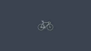 Fond de ecran cu contur simplu de bicicletă cu ghidon jos — Simplu Fundal