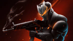 Cool Omega trăgând în Fortnite