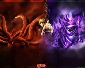 Cool Naruto Kurama și Susanoo — Cool naruto GIF Fundal