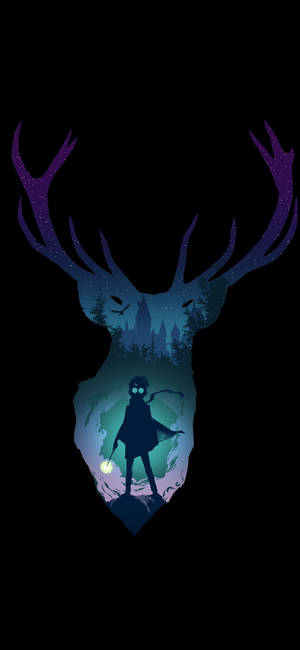 Cool Patronus Cerb Harry Potter — iPhone 12 Pro Fundal