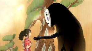 Imagine de fundal cu copii anime din Călătoria lui Chihiro — Anime copii Fundal