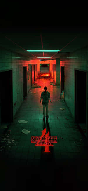 Coridor înfiorător Stranger Things — Oppo Find X9 Fundal