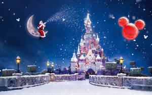 Tapet Craciun desktop Disneyland Paris — Crăciun desktop Fundal