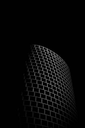 Fond AMOLED cu contur de cărămidă albă. — AMOLED Fundal