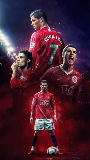 Cristiano Ronaldo emanând intensitate pe teren