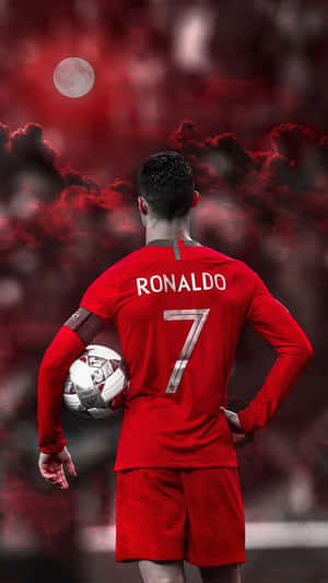 Cristiano Ronaldo în acțiune în timpul unui meci