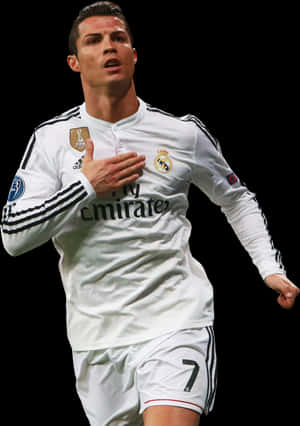 Cristiano Ronaldo Real Madrid acțiune pe teren