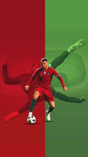 Cristiano Ronaldo în Acțiune — Cristiano ronaldo Fundal