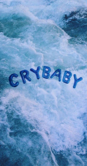 Crybaby Simplu Albastru Estetic