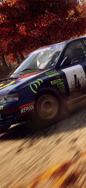 Fond iPhone Xs Dirt Rally — Galaxy F Fundal