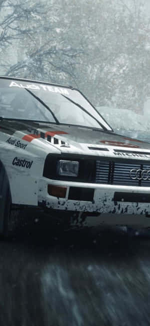 Fond de ecran Iphone Xs Dirt Rally — Estompat Fundal