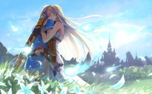 Cuplu Anime Îmbrățișare Zelda