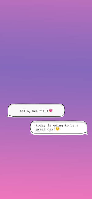 Cute Instagram Conversation — iPhone 13 Pro Fundal