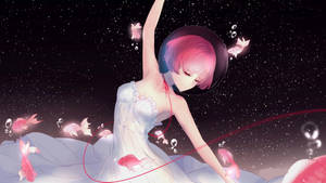 Fond de ecran dans anime roz