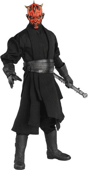 Darth Maul cu sabia laser