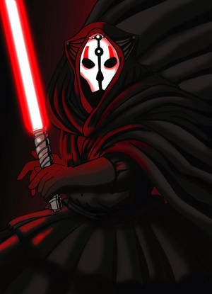 Fond de ecran Darth Nihilus desen animat — Oppo Pad 5 Fundal