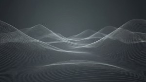 Dealuri abstracte wireframe într-o estetică gri — Gri estetic Fundal