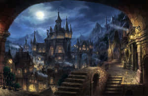 Fundal Fantasy Art — MacBook Pro M4 Fundal