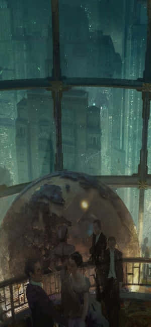 Fundal iPhone Xs Max Bioshock Infinite — Galaxy M56 Fundal