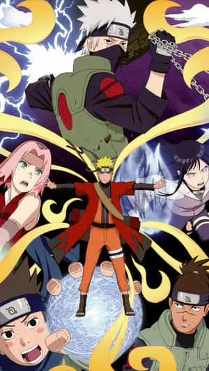 Deblochează Puterea - Wallpaper Telefon Naruto Uzumaki — Naruto telefon GIF Fundal