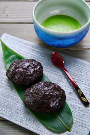 Aranjament delicios de dulciuri japoneze — Xiaomi Mix Fundal