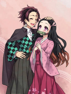 Fond de ecran drăgut Demon Slayer Nezuko — Demon Slayer Nezuko Fundal