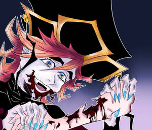 Demon Slayer Rănit Cool — Cool Demon Slayer Fundal