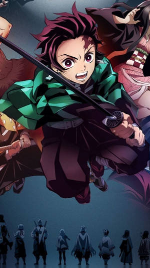 Demon Slayer Telefon Hashiras — Demon slayer telefon Fundal