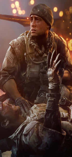 Fond Iphone Xs Max Battlefield 4 — Galaxy A18 Fundal