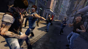 Fundal Sleeping Dogs — Câini adormiți Fundal