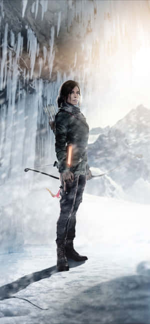 Iphone Xs Max Rise Of The Tomb Raider Fundal — iPhone 16 Pro Fundal