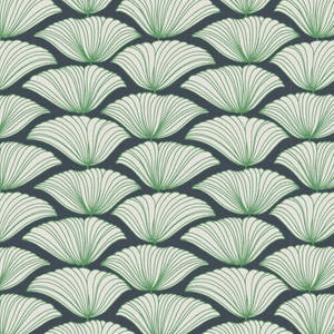 Design cu scoici în verde pastelat