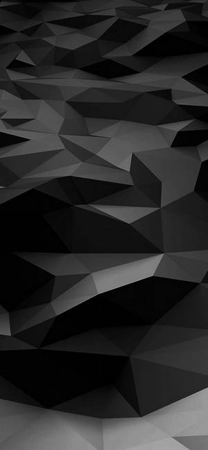 Imagine Apple iPhone Neagră Cu Design Geometric — iPhone 15 Pro Max Fundal