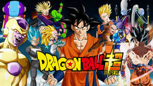 Dragon Ball Super broly San Goku, Vegeta și alte personaje cu răufăcători. Anime popular în întreaga lume. — Dragon ball z GIF Fundal